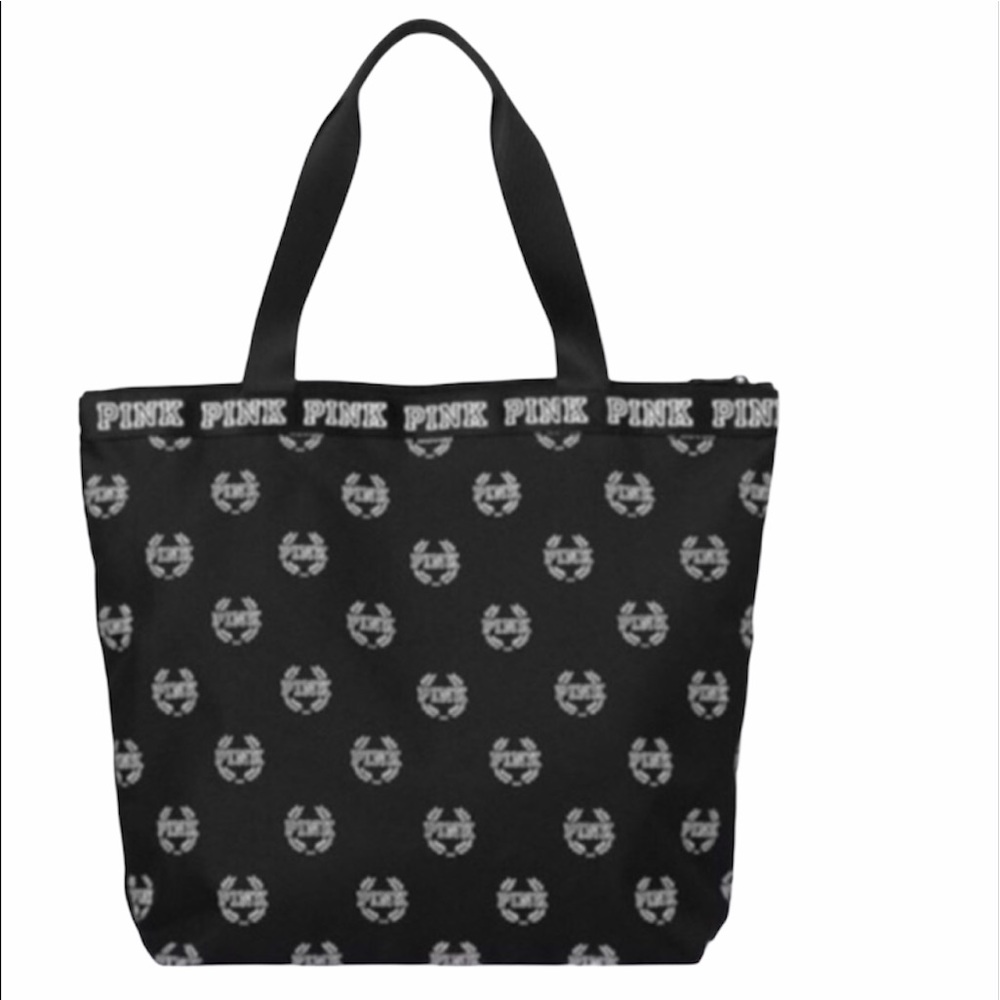 PINK VS Signature Crest Logo Tote